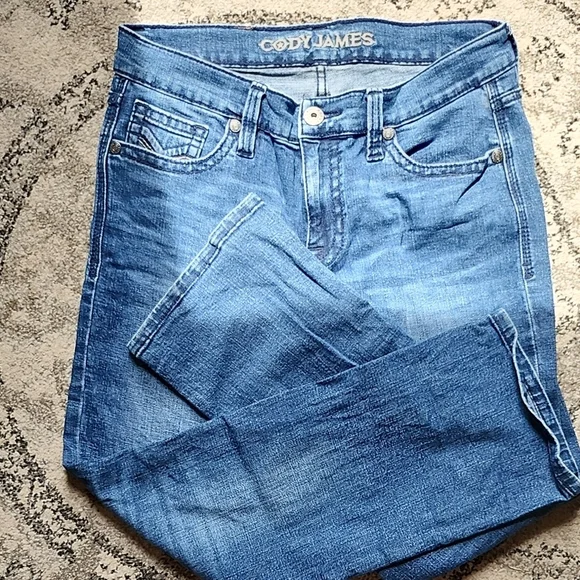 Cody James Women's Classic Straight Leg Blue Jeans - Picture 5 of 5